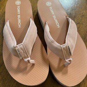 Tory Burch 70's Platform Flip Flops, Size 10